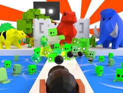 Game Bowling vs Zombies Factory 3D online.