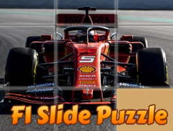Game F1 Slide Puzzle online.