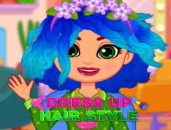 Game Dress Up Hair Style online.