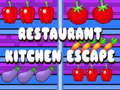 Cluiche Restaurant Kitchen Escape