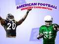 Game American Football Memory Card Match