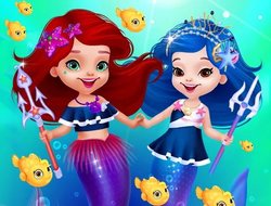 Game Cute Mermaid Dress Up online.