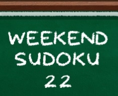 Game Weekend Sudoku 22  online.