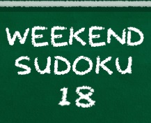 Game Weekend Sudoku 18 online.