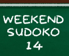 Game Weekend Sudoku 14 online.