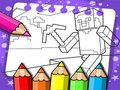 Game Minecraft Coloring Book