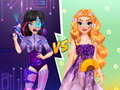 Cluiche Princesses Cyber Robot vs Nature