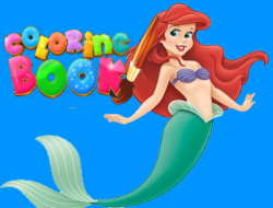 Game Coloring Book for Ariel Mermaid online.