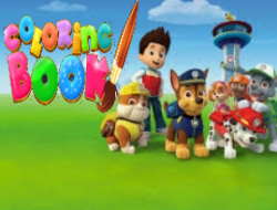 Game Coloring Book for Paw Patrol online.