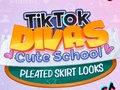 Game TikTok Divas Cute School Pleated Skirt Looks