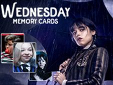 Game Wednesday Memory Cards online.