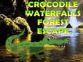 Game Crocodile Waterfalls Forest Escape