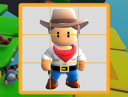 Game Stumble Boys Sliding Puzzle online.