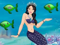 Game Barbie Mermaid Dressup online.