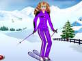 Cluiche Barbie Snowboard Dress