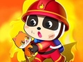 Game Little Panda Fireman online.