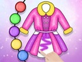Game Coloring Book: Clothes