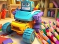 Game Coloring Book: Transforming Car Robot
