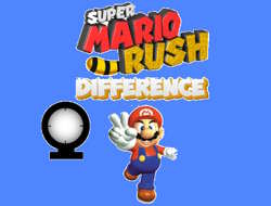 Game Super Mario Rush Difference online.