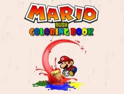 Game Mario Rush Coloring Book online.