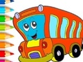 Game Coloring Book: Bus