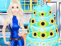 Game How To Make A Ice Themed Cake online.