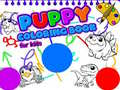 Cluiche Puppy Coloring Book for kids