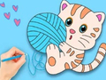 Game Coloring Book: Cute Cat