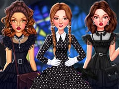 Game Celebrity Wednesday Addams Style online.