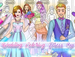 Game Wedding Coloring Dress Up online.