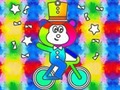 Game Coloring Book: Monkey Rides Unicycle