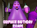 Cluiche Grimace Birthday Escape