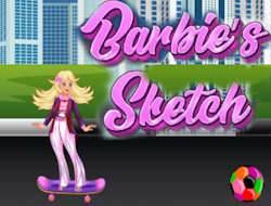 Game Barbie's Sketch online.