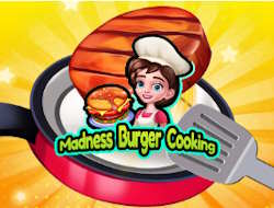 Game Madness Burger Cooking online.
