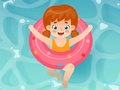 Game Coloring Book: Swim Ring