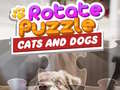 Cluiche Rotate Puzzle - Cats and Dogs