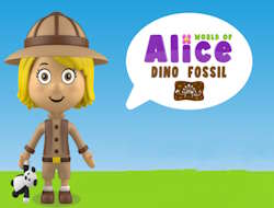 Game World of Alice Dino Fossil online.