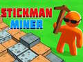 Cluiche Stickman Miner