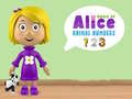 Cluiche World of Alice Animal Numbers