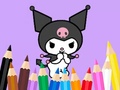 Game Coloring Book: Kuromi Carries Bag