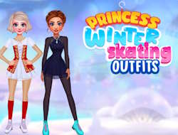 Game Princess Winter Ice Skating Outfits online.