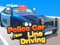 Cluiche Police Car Line Driving