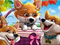 Cluiche Jigsaw Puzzle: Funny Corgis