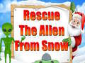 Cluiche Rescue The Alien From Snow