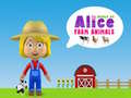 Cluiche World of Alice Farm Animals