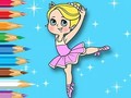 Cluiche Coloring Book: Ballet Girl