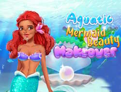 Game Aquatic Mermaid Beauty Makeover online.