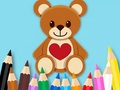 Cluiche Coloring Book: Toy Bear