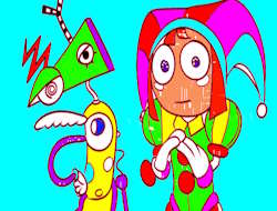 Game The Digital Circus Paint Pomni online