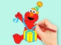 Cluiche Coloring Book: Elmo Gift